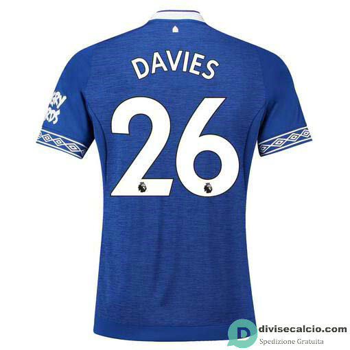 Maglia Everton Gara Home 26#DAVIES 2018-2019