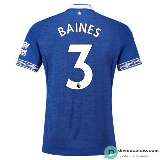 Maglia Everton Gara Home 3#BAINES 2018-2019