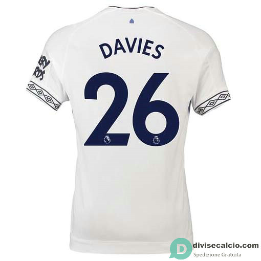 Maglia Everton Gara Third 26#DAVIES 2018-2019