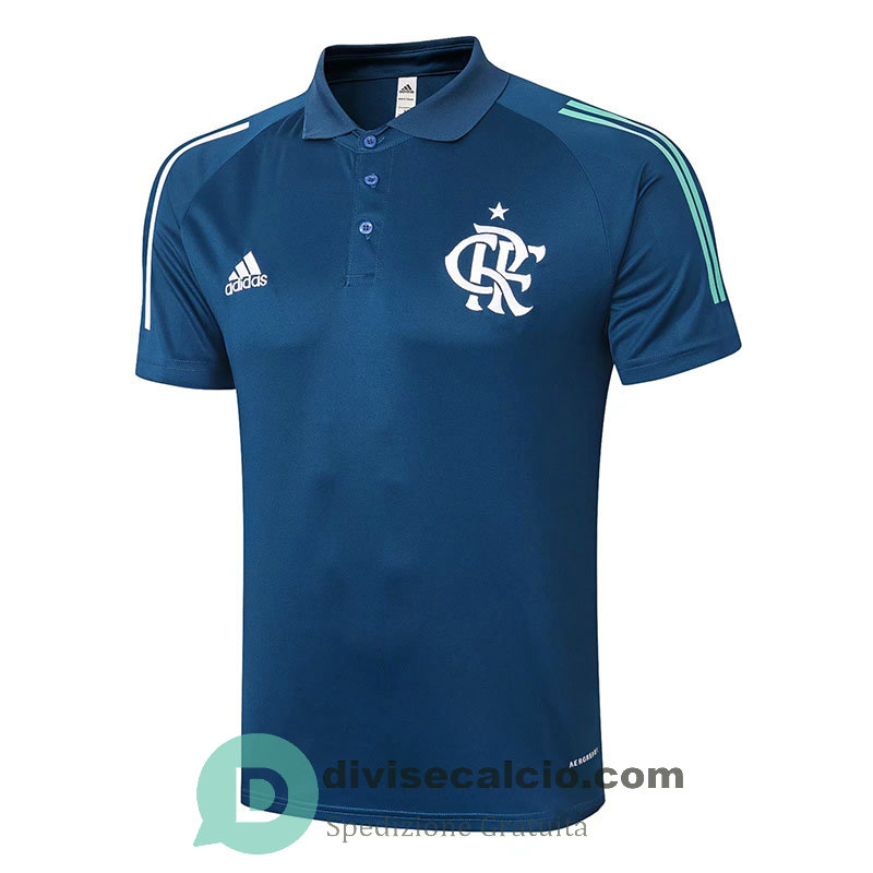 Maglia Flamengo Polo Blue 2020/2021