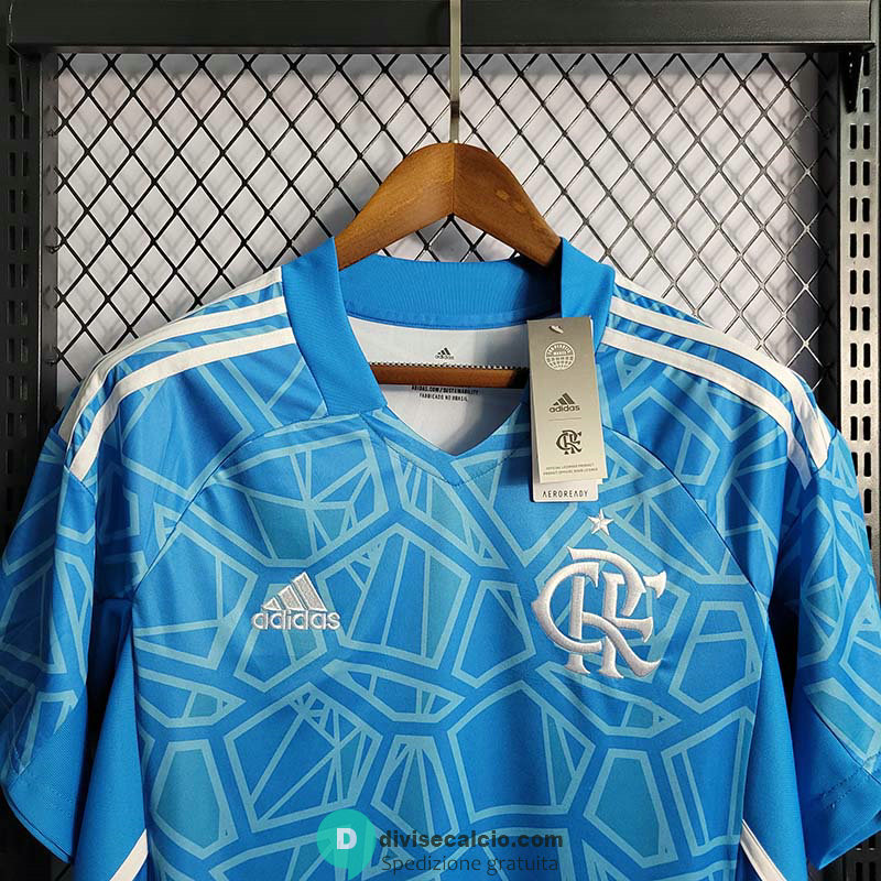 Maglia Flamengo Portiere Blue 2022/2023