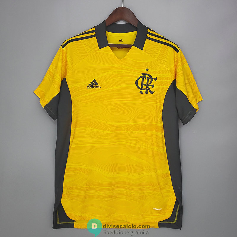 Maglia Flamengo Portiere Yellow 2021/2022