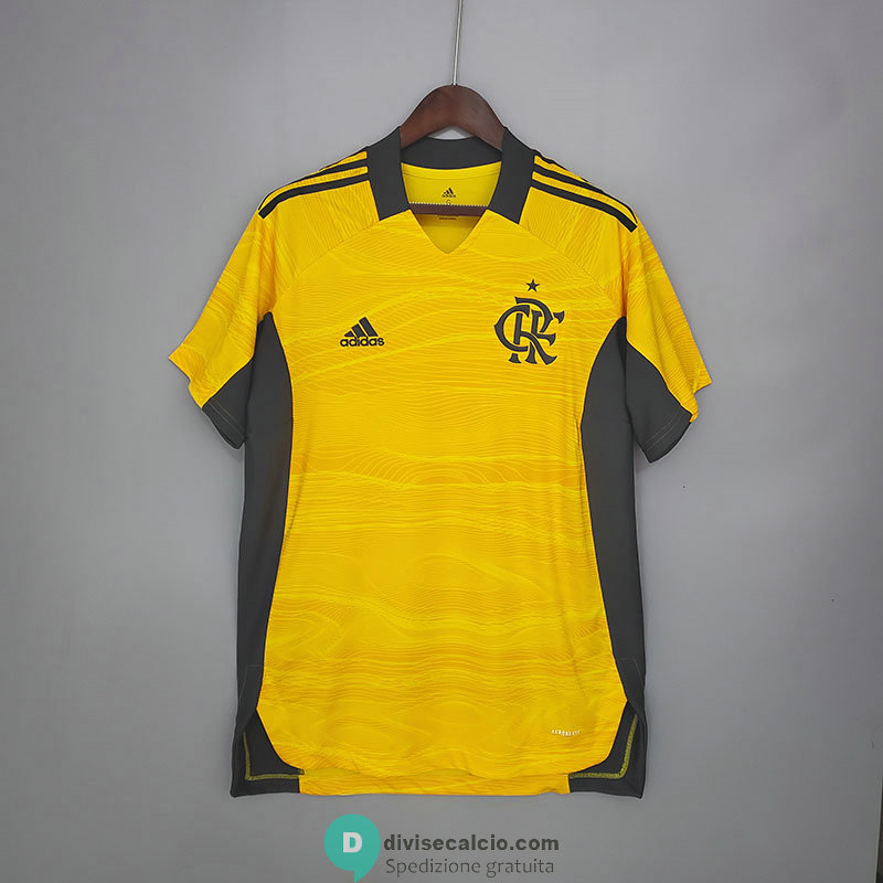 Maglia Flamengo Portiere Yellow 2021/2022