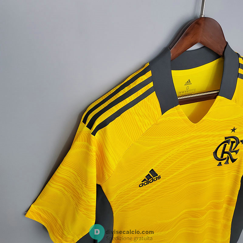 Maglia Flamengo Portiere Yellow 2021/2022