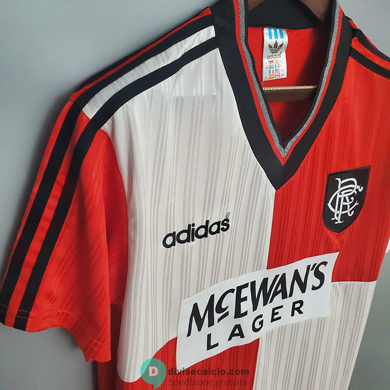 Maglia Flamengo Retro Red White 1995 1996