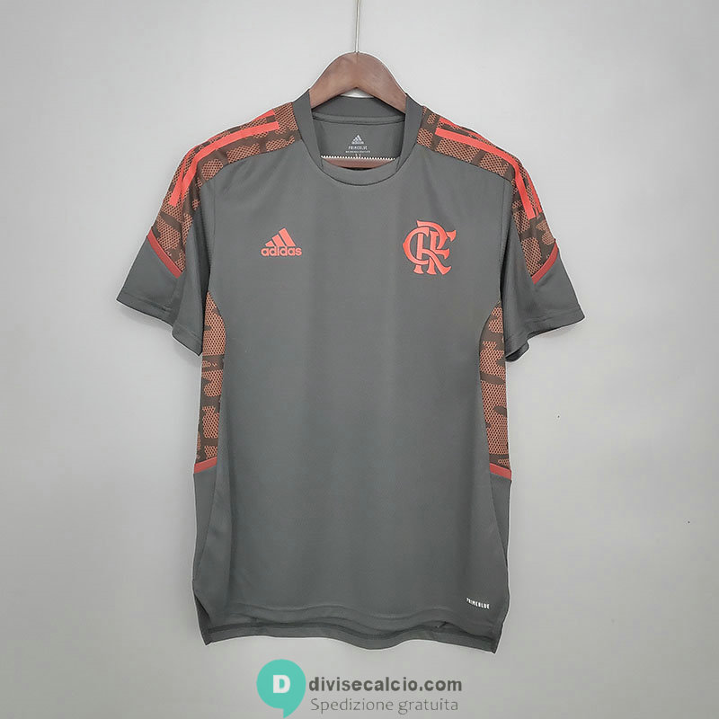 Maglia Flamengo Training Grey Red 2021/2022