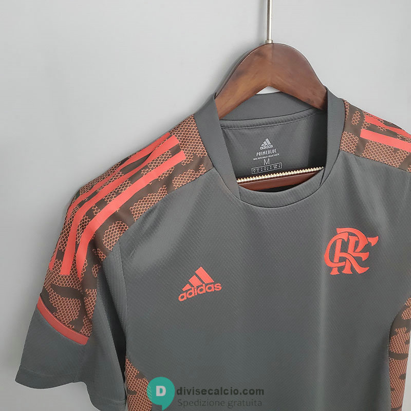 Maglia Flamengo Training Grey Red 2021/2022