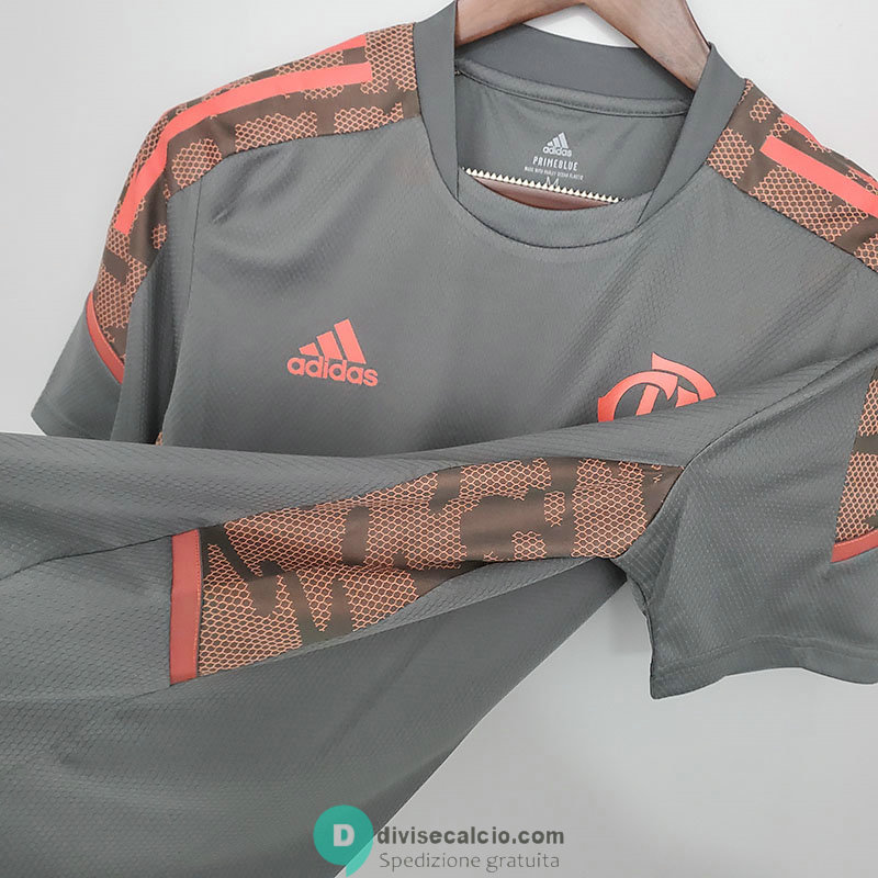 Maglia Flamengo Training Grey Red 2021/2022