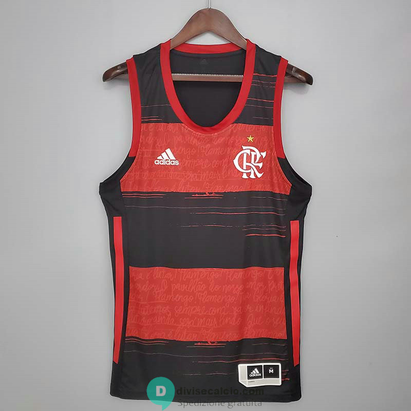 Maglia Flamengo Vest Red Black 2021/2022