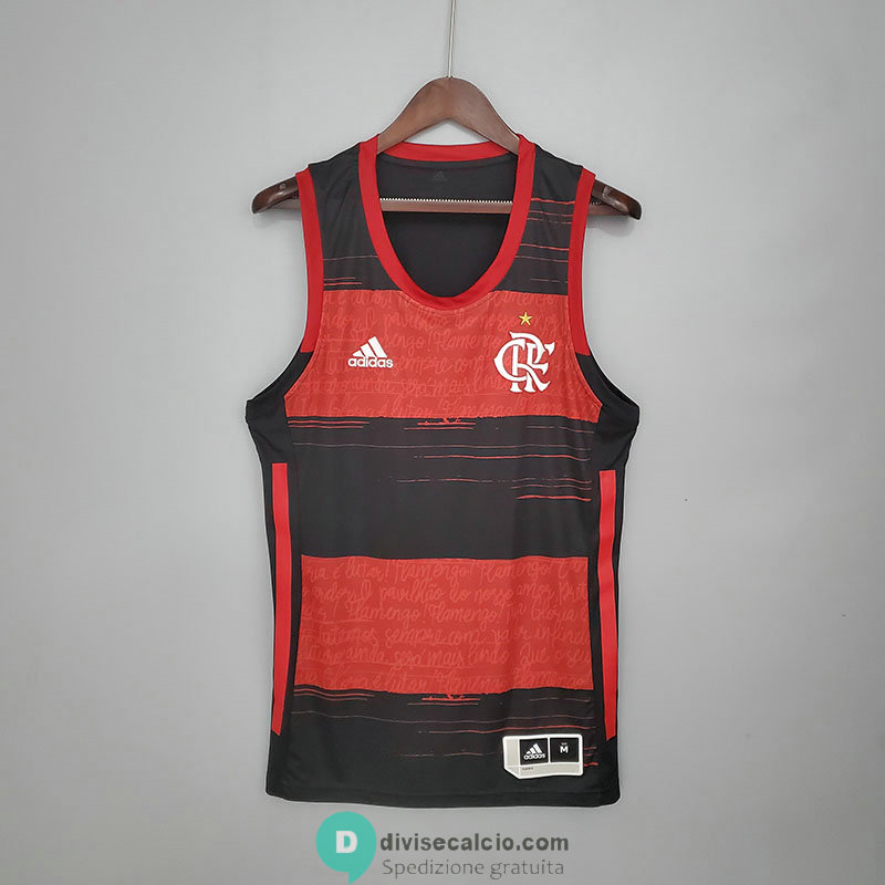 Maglia Flamengo Vest Red Black 2021/2022