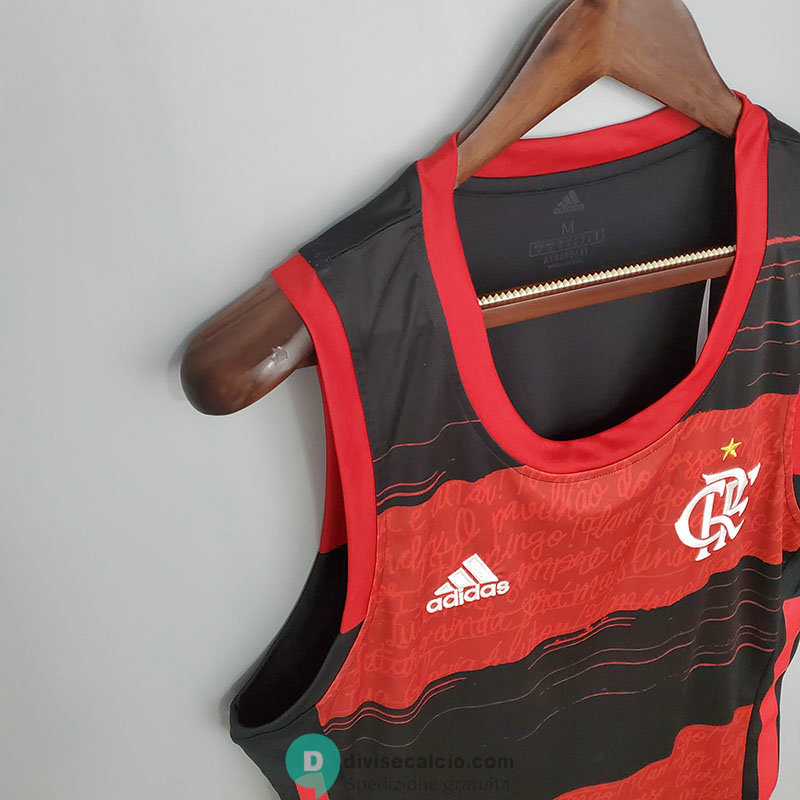 Maglia Flamengo Vest Red Black 2021/2022