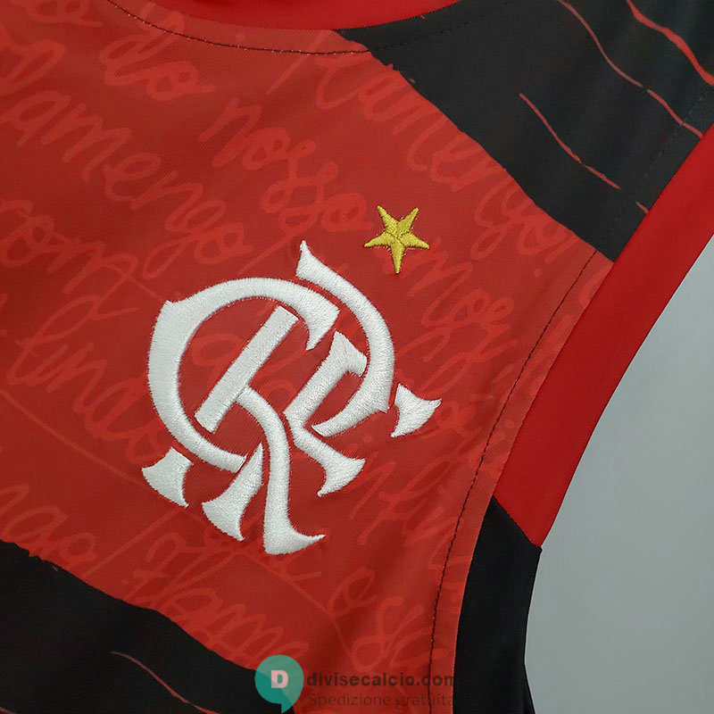 Maglia Flamengo Vest Red Black 2021/2022