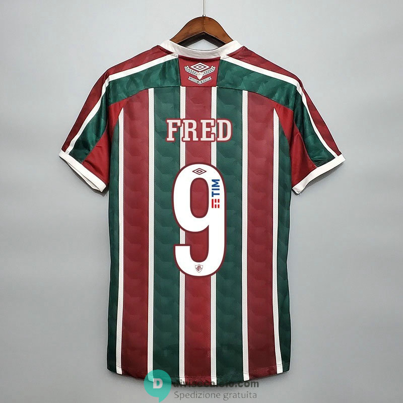 Maglia Fluminense FC Gara Home 2020/2021 All Sponsors