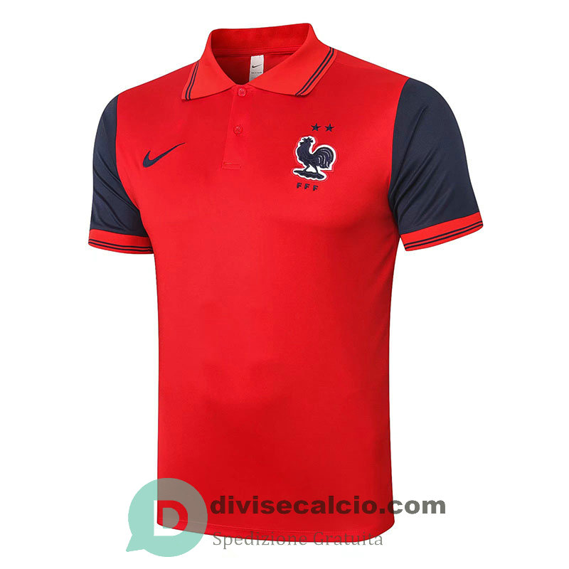 Maglia Francia Polo Red 2020/2021