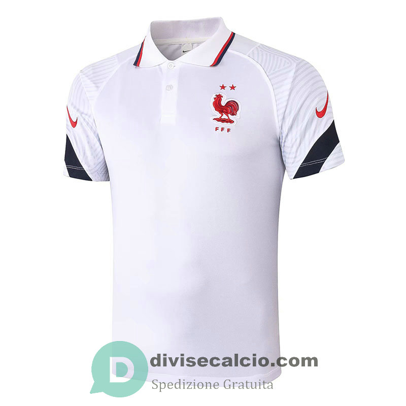 Maglia Francia Polo White 2020/2021