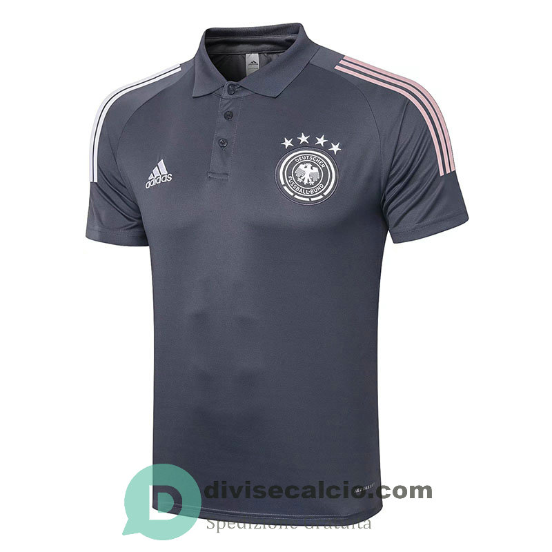 Maglia Germania Polo Dark Grey 2020/2021