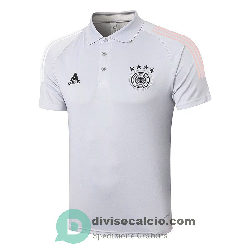 Maglia Germania Polo Light Grey 2020/2021