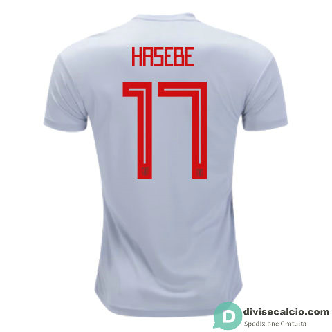 Maglia Giappone Gara Away 17#HASEBE 2018