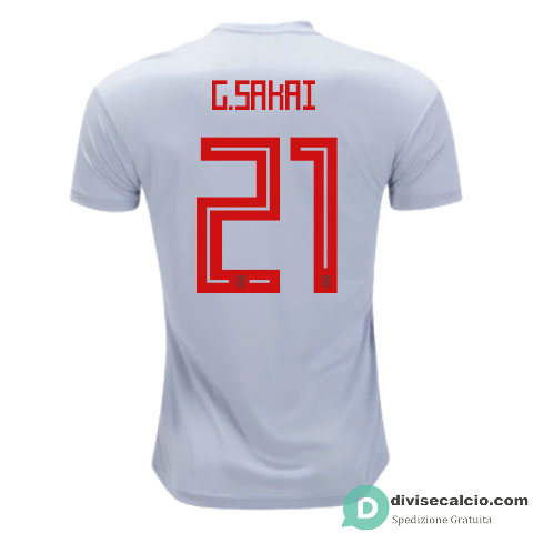 Maglia Giappone Gara Away 21#G.SAKAI 2018