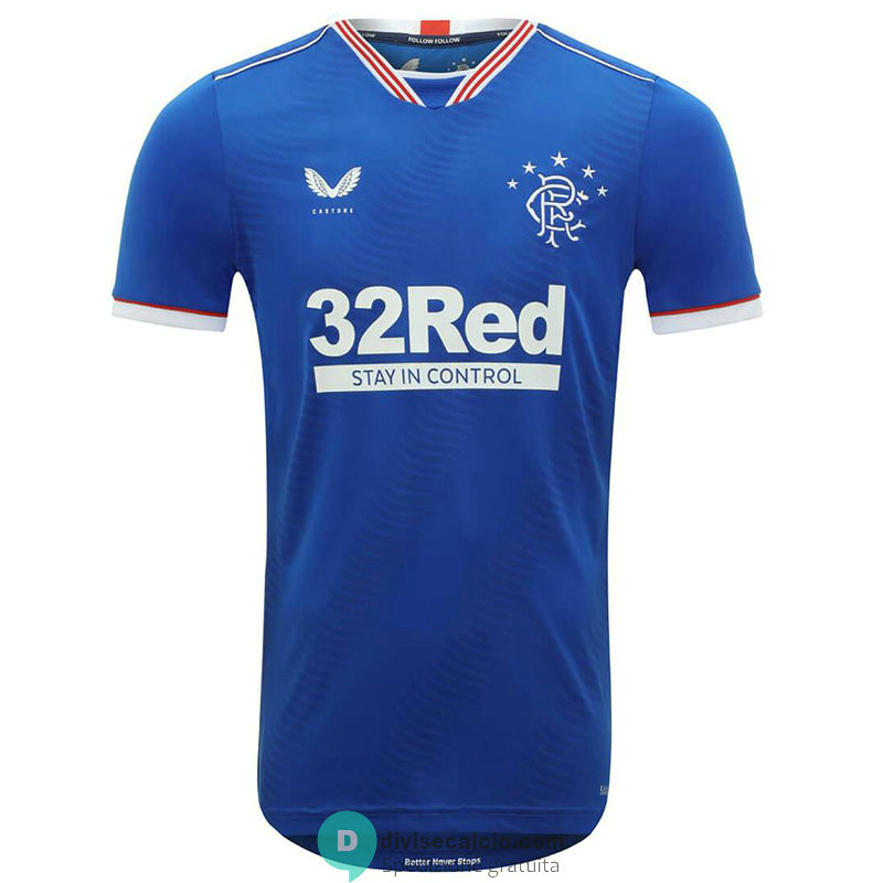 Maglia Glasgow Rangers Gara Home 2020/2021