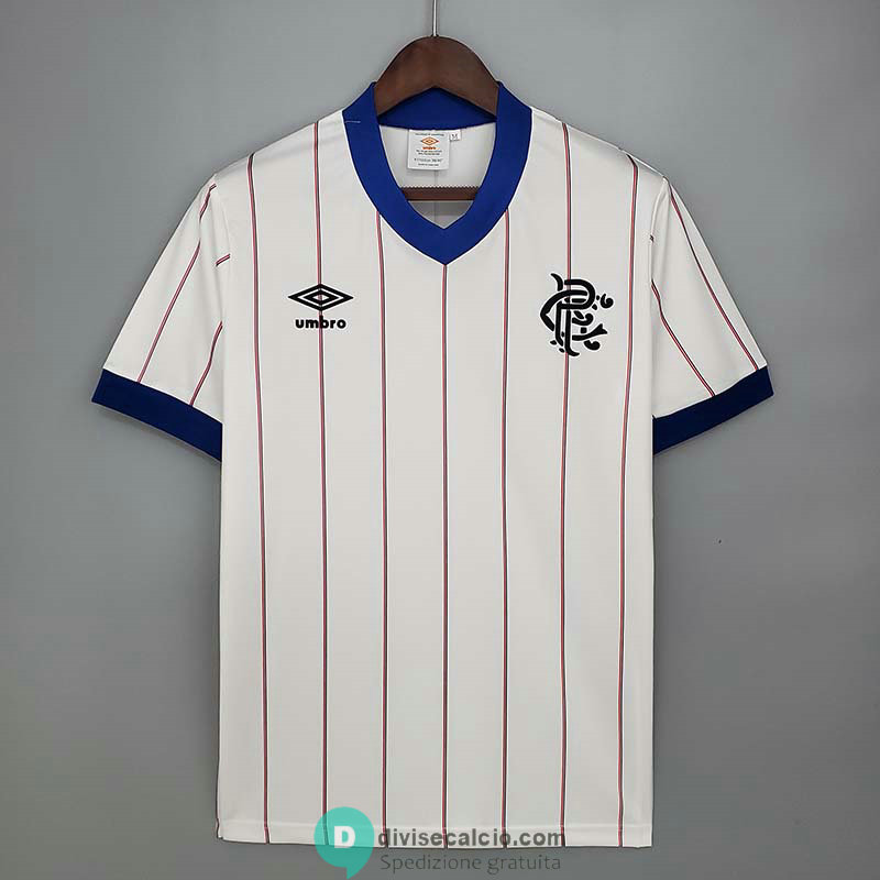 Maglia Glasgow Rangers Retro Gara Away 1982/1983