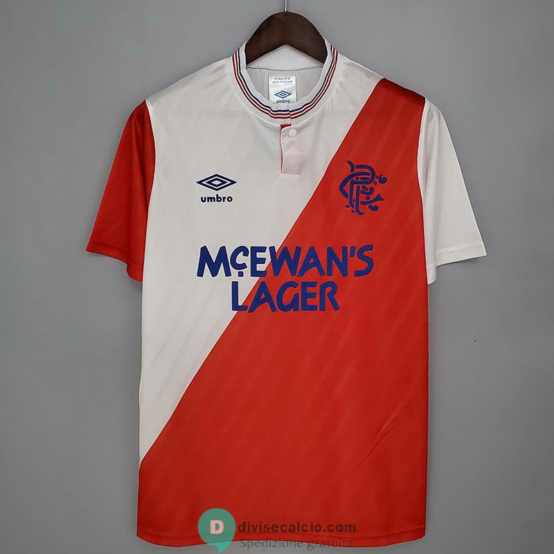 Maglia Glasgow Rangers Retro Gara Away 1987/1988