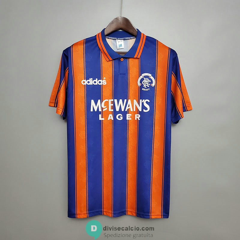 Maglia Glasgow Rangers Retro Gara Away 1993 1994