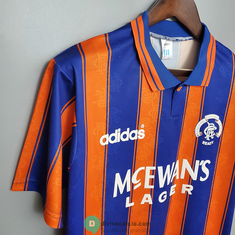 Maglia Glasgow Rangers Retro Gara Away 1993 1994