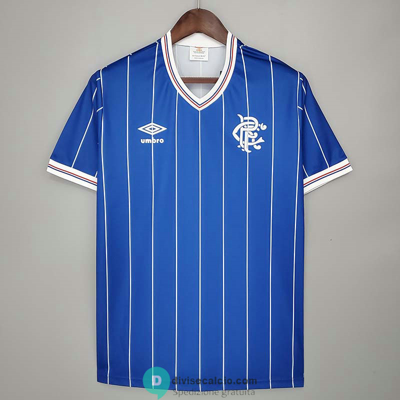 Maglia Glasgow Rangers Retro Gara Home 1982/1983