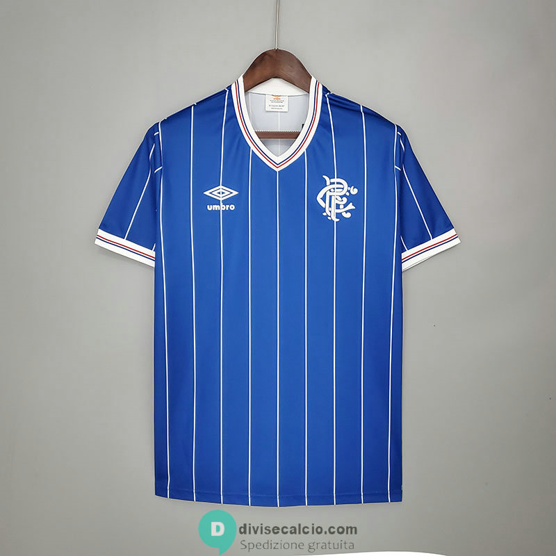 Maglia Glasgow Rangers Retro Gara Home 1982/1983