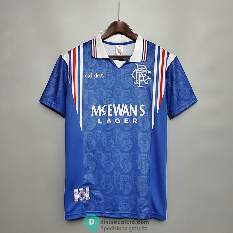 Maglia Glasgow Rangers Retro Gara Home 1996/1997