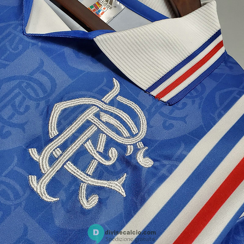 Maglia Glasgow Rangers Retro Gara Home 1996/1997