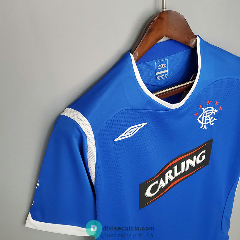 Maglia Glasgow Rangers Retro Gara Home 2008/2009