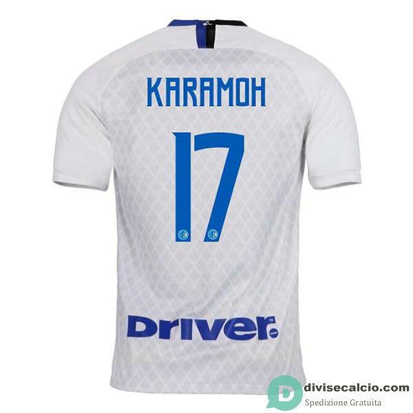 Maglia Inter Milan Gara Away 17#KARAMOH 2018-2019