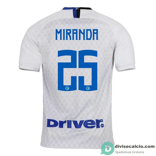 Maglia Inter Milan Gara Away 25#MIRANDA 2018-2019