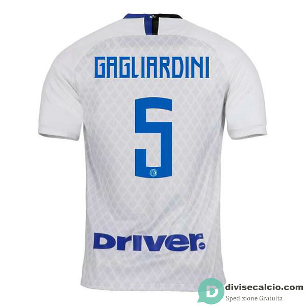Maglia Inter Milan Gara Away 5#GAGLIARDINI 2018-2019