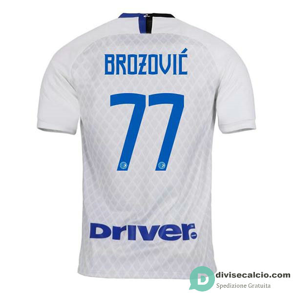 Maglia Inter Milan Gara Away 77#BROZOVIC 2018-2019