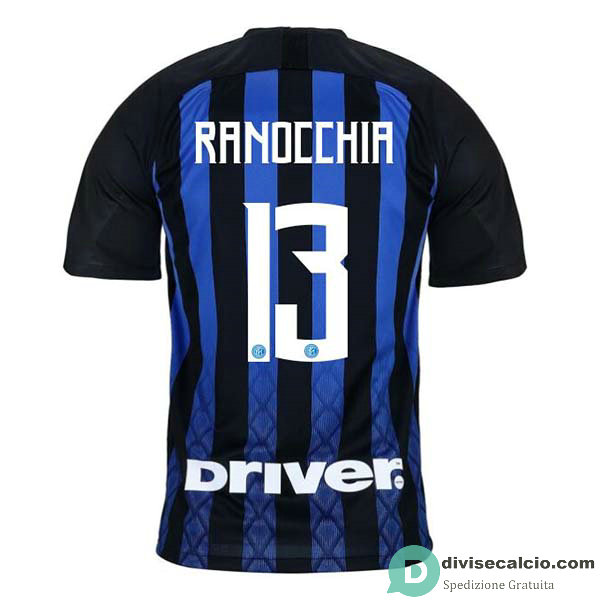 Maglia Inter Milan Gara Home 13#RANOCCHIA 2018-2019