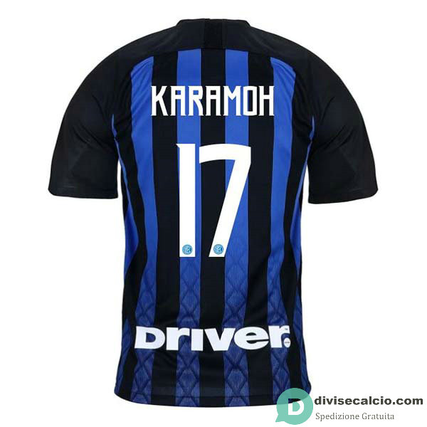 Maglia Inter Milan Gara Home 17#KARAMOH 2018-2019