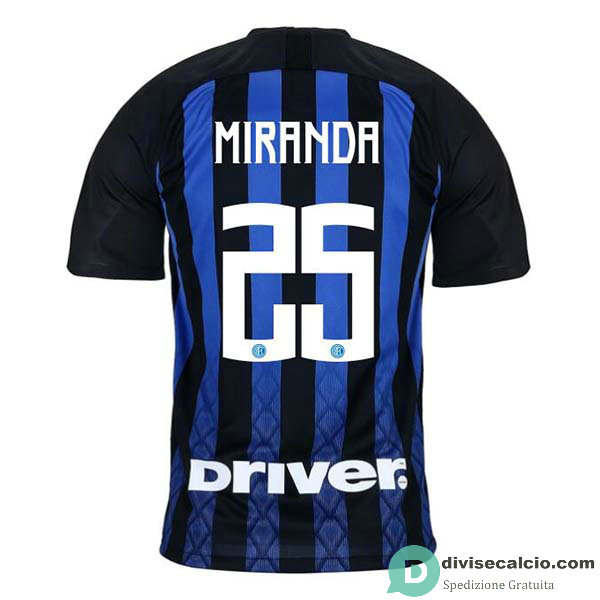 Maglia Inter Milan Gara Home 25#MIRANDA 2018-2019