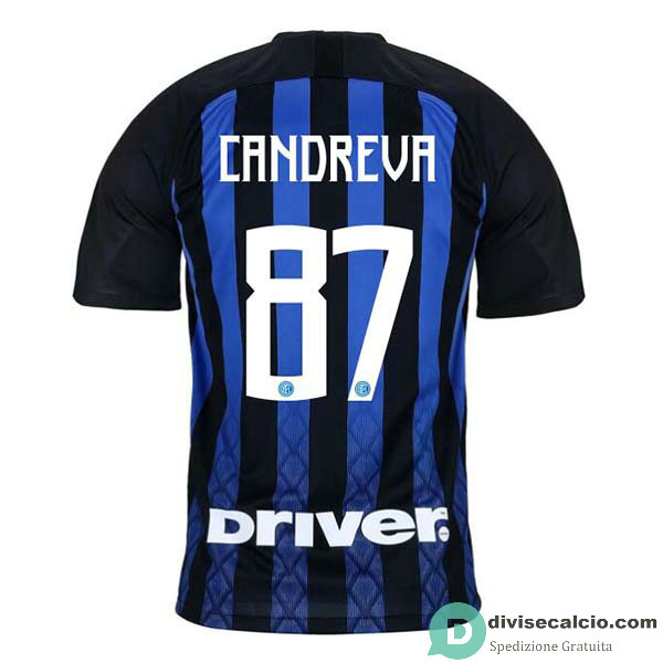 Maglia Inter Milan Gara Home 87#CANDREVA 2018-2019