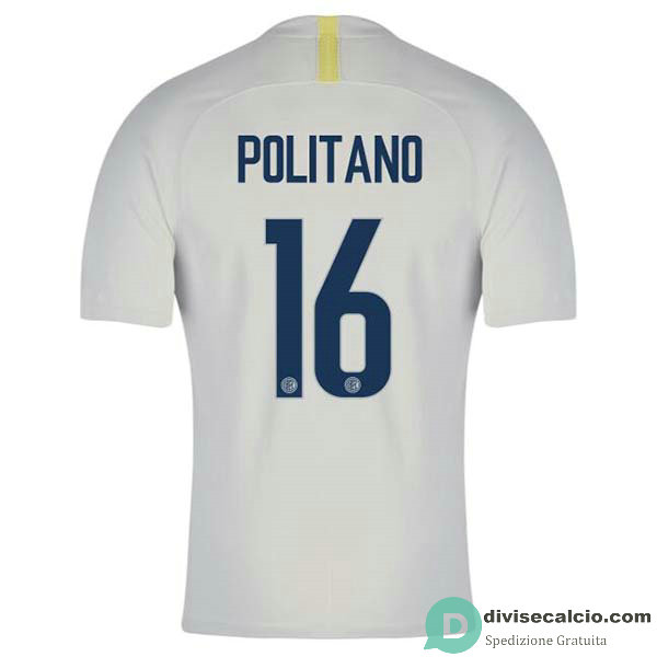 Maglia Inter Milan Gara Third 16#POLITANO 2018-2019