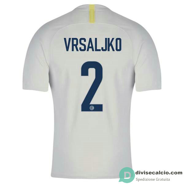 Maglia Inter Milan Gara Third 2#VRSALJKO 2018-2019