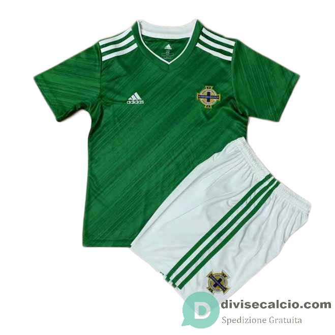 Maglia Irlanda Del Nord Euro Bambino Gara Home 2020