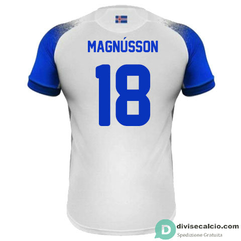 Maglia Islanda Gara Away 18#MAGNUSSON 2018