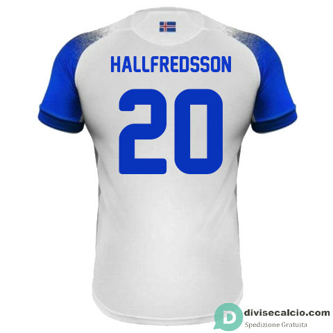 Maglia Islanda Gara Away 20#HALLFREDSSON 2018