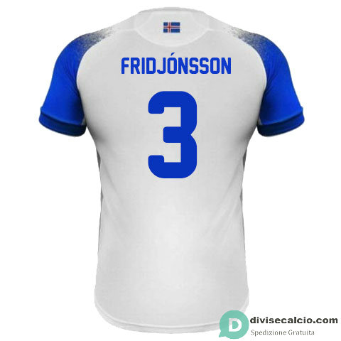 Maglia Islanda Gara Away 3#FRIDJONSSON 2018