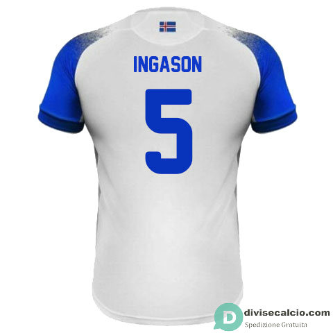 Maglia Islanda Gara Away 5#INGASON 2018