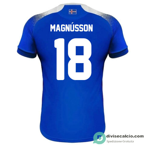 Maglia Islanda Gara Home 18#MAGNUSSON 2018