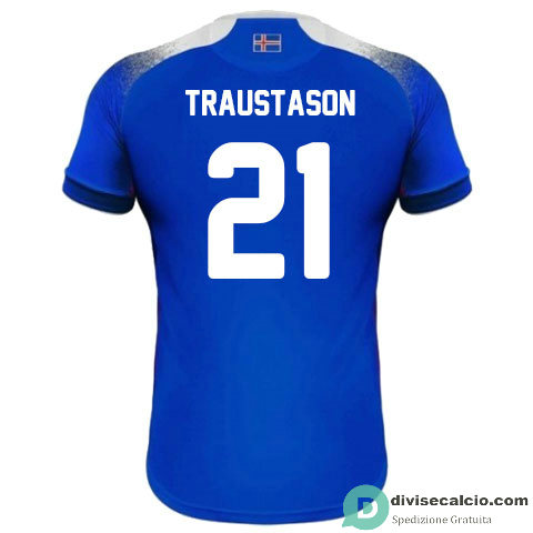 Maglia Islanda Gara Home 21#TRAUSTASON 2018